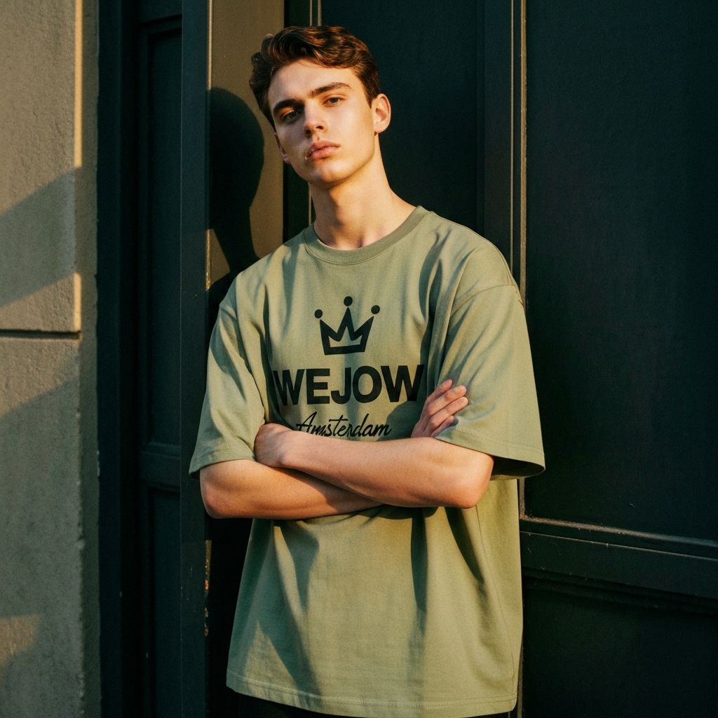 Boxy Tee — Sage
